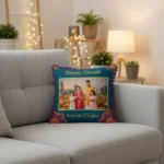 Festival of Lights Custom Cushion - Image 2