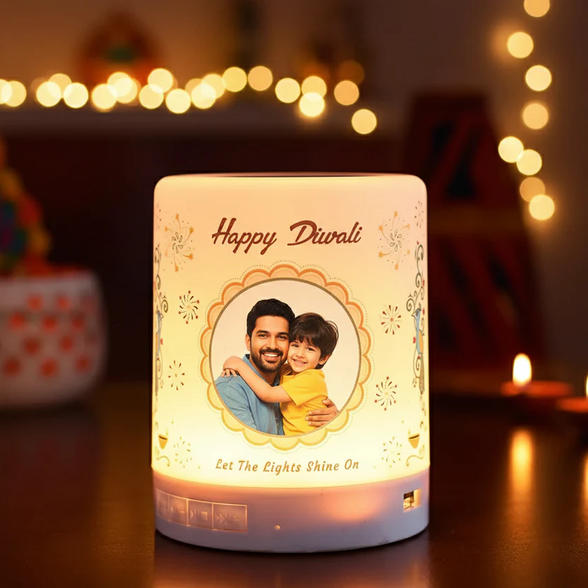 FestiveGlowLEDSpeaker_Customised Festive Glow LED Speaker – Customised - Image 1